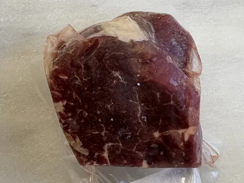 Filet Mignon, vacuum-sealed pack.