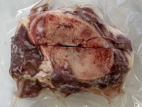 Soup Bones, vacuum-sealed pack.