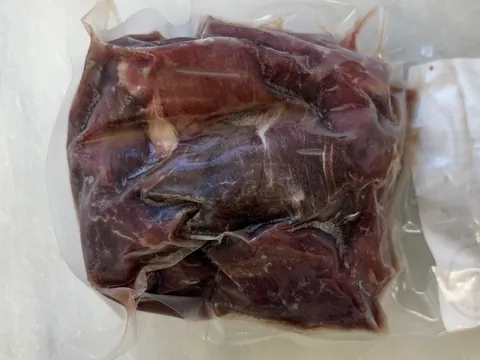 Tenderloin Tips, vacuum-sealed pack.